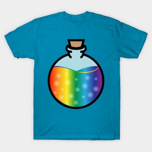 DIY Single Rainbow Potion or Poison for Tabletop Board Games T-Shirt